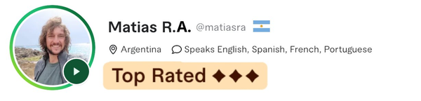 Mati R.A. — Top Rated Seller en Fiverr